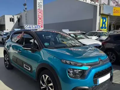 Usado Citroën C3 Shine 99 CV (72 kW) 2022 Azul Utilitario