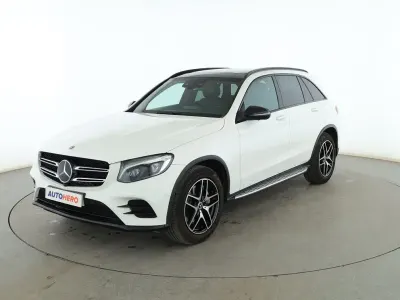 Usado Mercedes GLC250 AMG line 211 CV (155 kW) 2018 Gris SUV