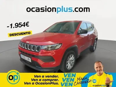 Usado Jeep Compass Longitude 130 CV (95 kW) 2022 Rojo SUV