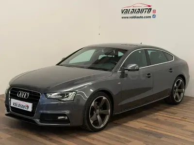 Usado Audi A5 Sportback S-Line 190 CV (139 kW) 2015 Gris / plata Utilitario