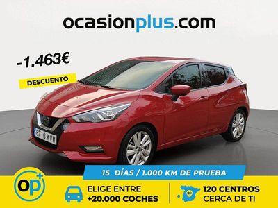 Rojo Usado 2019 Nissan Micra N-Connecta Berlina | 11.480 € (Precio justo)