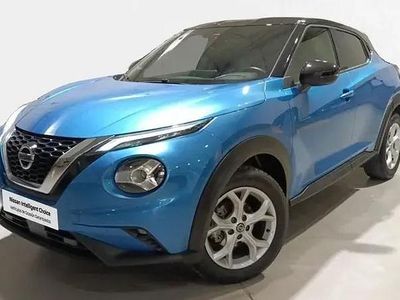 Carroceria bitono magnetic blue midnight black Usado 2021 Nissan Juke N-Connecta SUV | 17.700 € (Precio justo)