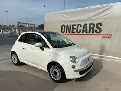 Usado Fiat 500 Lounge 69 CV (50 kW) 2013 Blanco Berlina