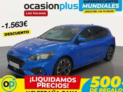 Usado Ford Focus ST-Line 125 CV (91 kW) 2020 Azul Utilitario