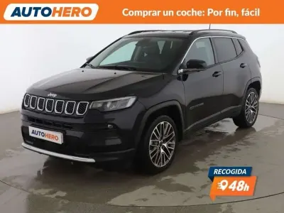 Käytetty Jeep Compass Limited 150 HP (110 kW) 2021 Musta Katumaasturi