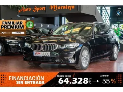 Usado BMW 320 Luxury Line 190 CV (139 kW) 2019 Negro Familiar