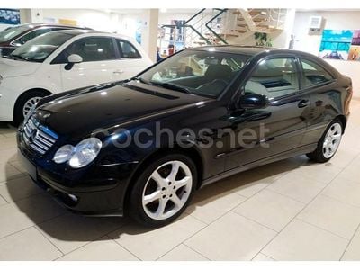 Negro Usado 2006 Mercedes C160 Coupe | 6800 €