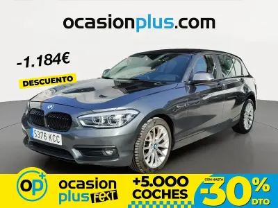 Usado BMW 116 116 CV (85 kW) 2017 Gris Utilitario