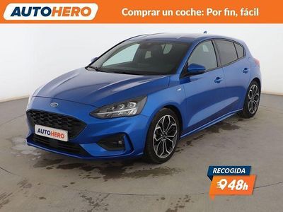 Usado Ford Focus ST-Line 125 CV (91 kW) 2021 Azul Berlina