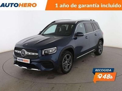 Usado Mercedes GLB200 AMG line 163 CV (119 kW) 2022 Azul SUV