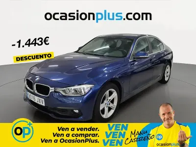 Usado BMW 318 150 CV (110 kW) 2017 Azul Berlina