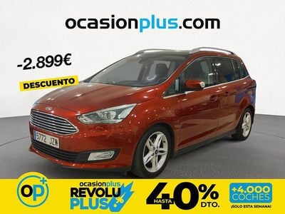 Usado Ford C-MAX Titanium 125 CV (91 kW) 2017 Rojo Monovolumen