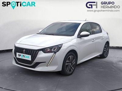 Usado Peugeot 208 Allure 100 CV (73 kW) 2021 Blanco Utilitario