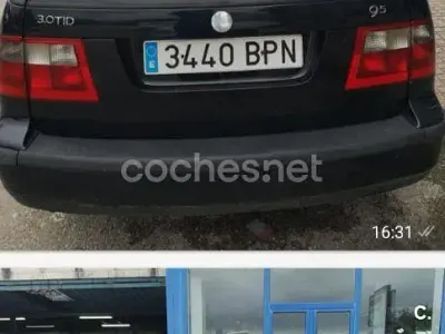 Usado Saab 9-5 Linear 176 CV (129 kW) 2001 Negro Familiar