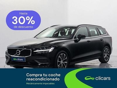 Usado Volvo V60 Momentum 197 CV (144 kW) 2021 Negro Familiar