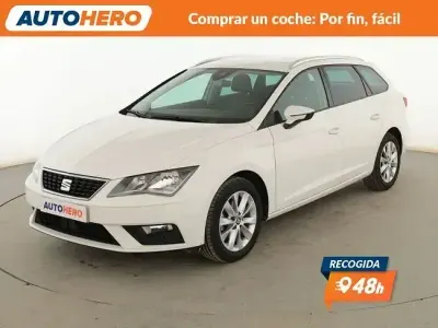 Usado Seat Leon Style 115 CV (84 kW) 2019 Blanco Familiar
