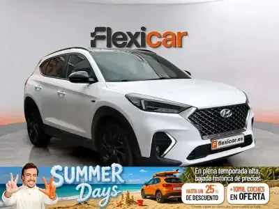 Usado Hyundai Tucson N Line 136 CV (100 kW) 2020 Blanco SUV