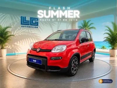 Usado Fiat Panda 70 CV (51 kW) 2022 Rojo Utilitario
