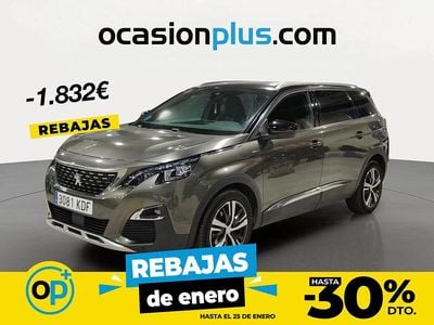 Gris Usado 2017 Peugeot 5008 GT-line Monovolumen | 15.556 € (Precio justo)