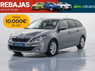 Usado Peugeot 308 SW Style 130 CV (95 kW) 2016 Gris / plata Familiar