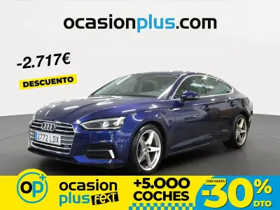 Usado Audi A5 Advanced Plus 150 CV (110 kW) 2020 Azul Coupe