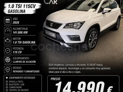 Brugt Seat Ateca Style 116 HK (85 kW) 2020 Hvid SUV