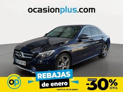 Azul Usado 2014 Mercedes C220 AMG Berlina | 17.590 € (Precio justo)