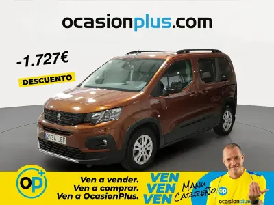 Usado Peugeot Rifter GT-line 130 CV (95 kW) 2019 Marrón Monovolumen