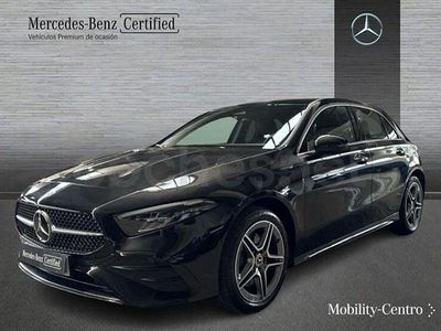Usado Mercedes A250 AMG line 218 CV (160 kW) 2025 Negro cosmos Berlina