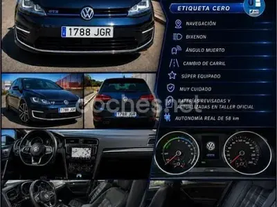 Usado VW Golf VII GTE 204 CV (150 kW) 2015 Azul Berlina