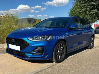 Usado Ford Focus ST-Line X 125 CV (91 kW) 2022 Azul Berlina