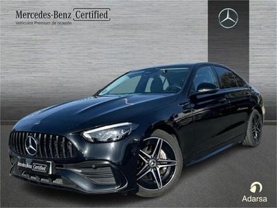 Negro Usado 2024 Mercedes C200 AMG line Berlina | 41.900 € (Precio justo)