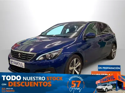 Usado Peugeot 308 Allure 110 CV (80 kW) 2019 Azul Berlina