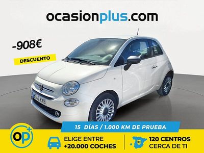 Usado Fiat 500 Pop 69 CV (50 kW) 2018 Blanco Utilitario