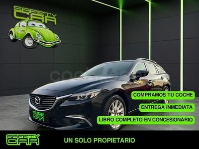 Usado Mazda 6 Style 150 CV (110 kW) 2015 Negro Familiar