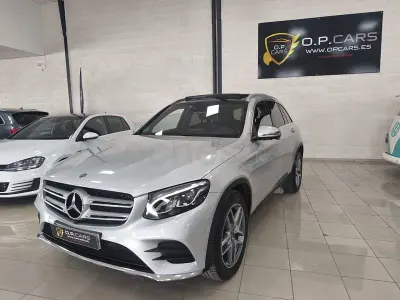 Usado Mercedes GLC220 170 CV (125 kW) 2019 Gris / plata SUV
