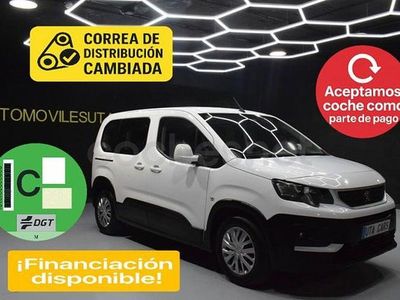 Usado Peugeot Rifter Active 100 CV (73 kW) 2021 Blanco Monovolumen