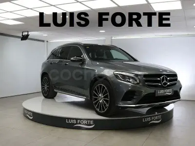 Usado Mercedes GLC250 AMG line 204 CV (150 kW) 2016 Gris / plata SUV