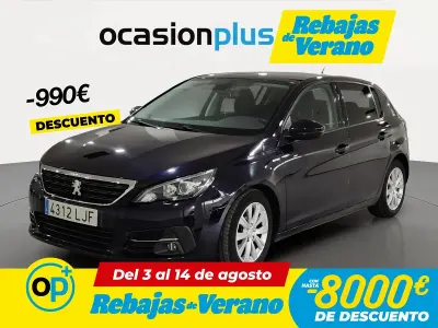 Usado Peugeot 308 Style 130 CV (95 kW) 2020 Azul Berlina