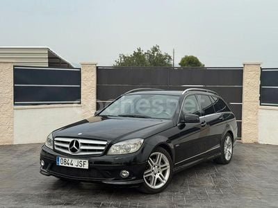 Negro Usado 2009 Mercedes C220 Familiar | 7999 € (Un poco caro)