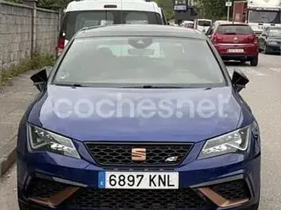 Usado Seat Leon CUPRA 300 CV (220 kW) 2018 Azul Berlina