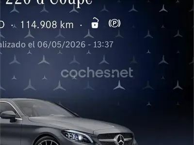 Usado Mercedes C220 194 CV (142 kW) 2019 Gris / plata Coupe