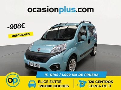 Usado Fiat Qubo Lounge 80 CV (58 kW) 2018 Azul Monovolumen
