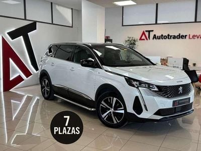 Blanco Usado 2021 Peugeot 5008 GT Monovolumen | 22.499 € (Precio justo)