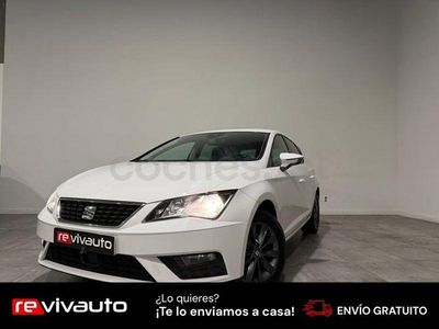 Usado Seat Leon Style 130 CV (95 kW) 2019 Blanco Berlina