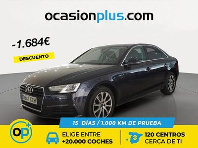 Usado Audi A4 Advanced 150 CV (110 kW) 2017 Azul Berlina