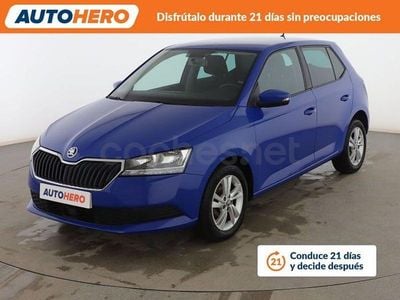 Usado Skoda Fabia Ambition 95 CV (69 kW) 2019 Azul Berlina
