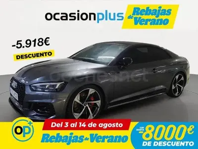 Usado Audi RS5 450 CV (330 kW) 2017 Gris / plata Coupe