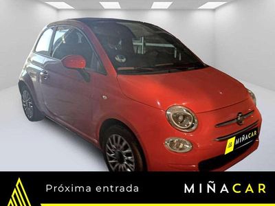 Rojo Usado 2021 Fiat 500C Lounge Descapotable | 9260 €