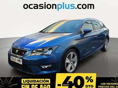 Azul Usado 2014 Seat Leon ST FR Familiar | 12.050 € (Buen precio)